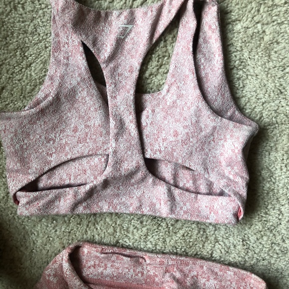 Gymshark Red Fleur Set — sports bra and leggings size small - Picture 4 of 4